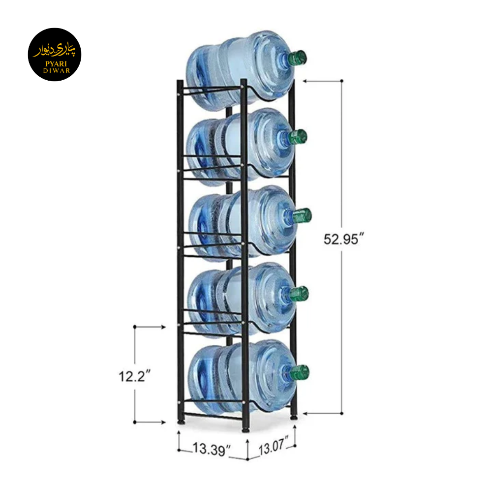 Water Bottle Holder Metal Rack