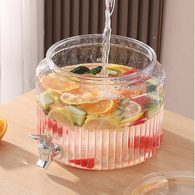 Luxury Acyrlic 5.6Litre Round Juice Dispenser