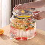 Luxury Acyrlic 5.6Litre Round Juice Dispenser