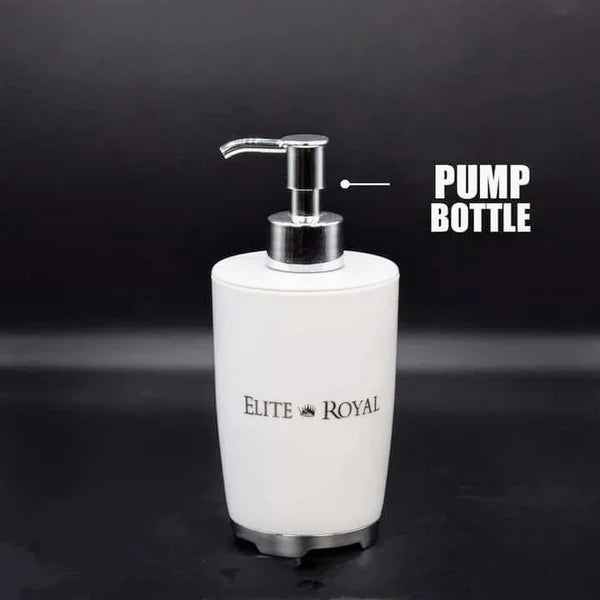 4Pcs Elegant Bathroom Set, High Quality Bath Accessories, Toothbrush Holder, Soap Dish And Lotion Dispenser