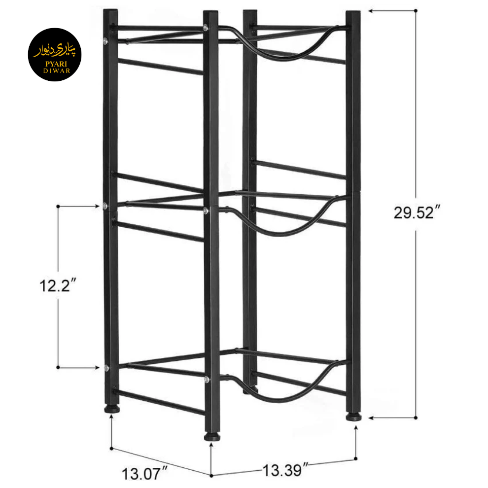 Water Bottle Holder Metal Rack