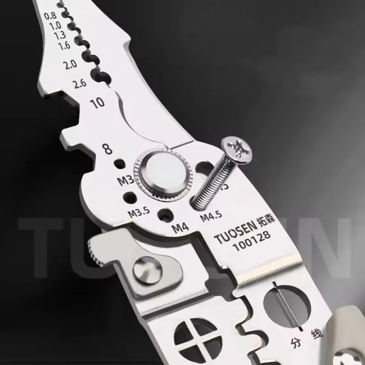 Multifunctional Wire Stripping & Crimping Pliers