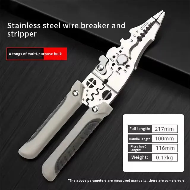 Multifunctional Wire Stripping & Crimping Pliers