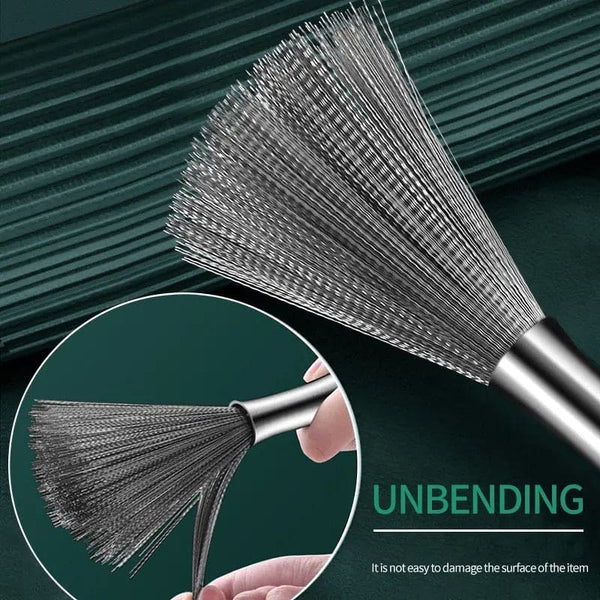 Stainless Steel Pan Scrub Brush Pot Brush (Pack of 2)