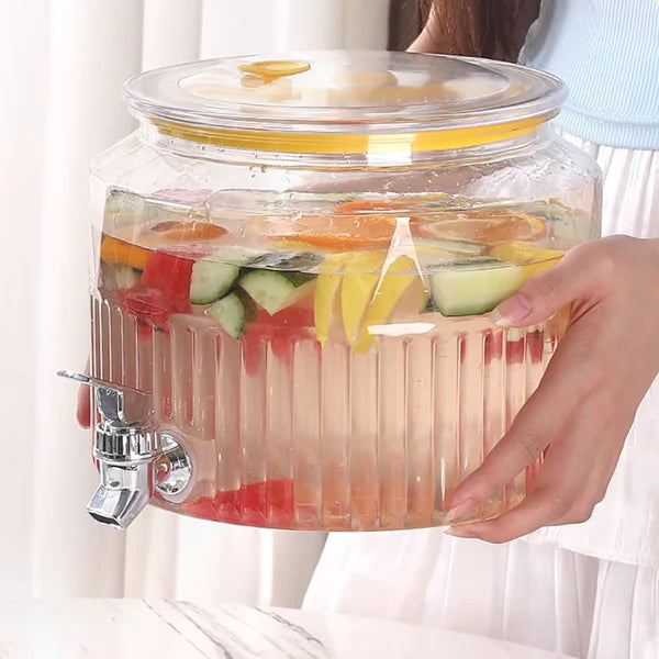 Luxury Acyrlic 5.6Litre Round Juice Dispenser