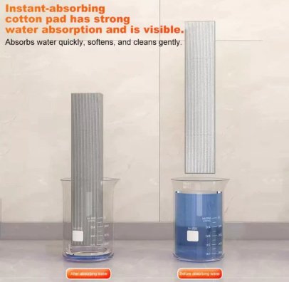Compact Desktop Cleaning Mop – Portable Water Absorbing Sponge Wiper for Kitchen & Office