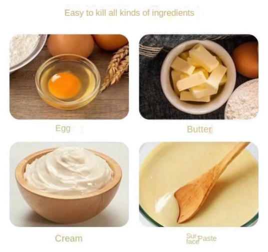 Stainless Steel Hand Push Whisk | Manual Egg Beater & Cream Frother | Self-Rotating Kitchen Hand Mixer for Baking, Coffee, Omelets, Cream & More