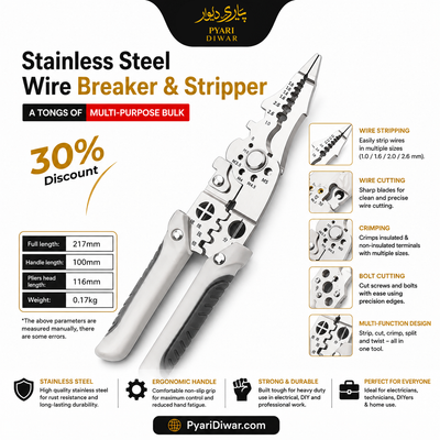 Multifunctional Wire Stripping & Crimping Pliers