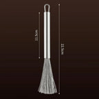 Stainless Steel Pan Scrub Brush Pot Brush (Pack of 2)