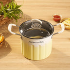 3 Litre Deep Frying Pot With Strainer ( FREE DELIVERY )