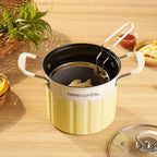 3 Litre Deep Frying Pot With Strainer ( FREE DELIVERY )