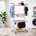 Portable Folding Drying Rack – Compact Clothes Hanger Stand