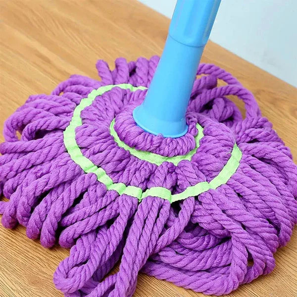 Telescopic Twister Mop with Microfiber Head – Self Wringing Floor Cleaning Mop