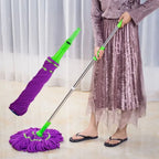 Telescopic Twister Mop with Microfiber Head – Self Wringing Floor Cleaning Mop