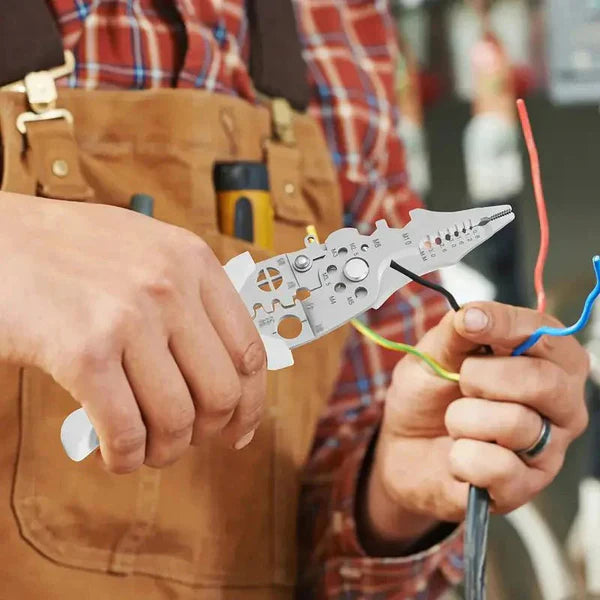 Multifunctional Wire Stripping & Crimping Pliers