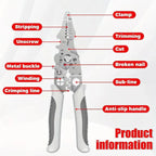 Multifunctional Wire Stripping & Crimping Pliers