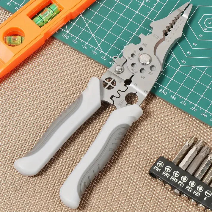 Multifunctional Wire Stripping & Crimping Pliers