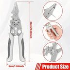 Multifunctional Wire Stripping & Crimping Pliers